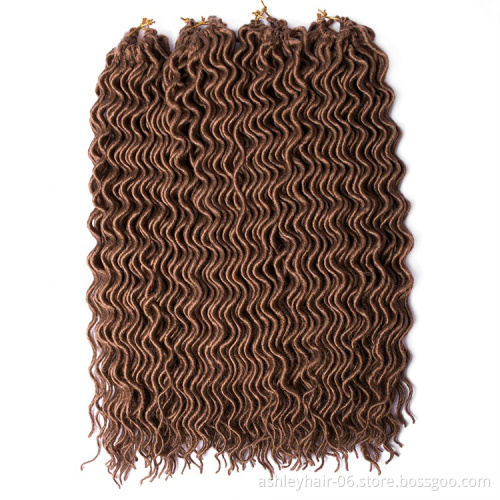 18in 24strands  spot   japanese  ombre kanekalon curl faux  locs afro  synthetic  braid  hair